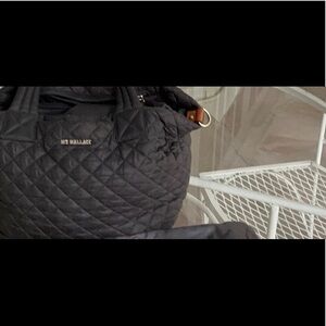 MZ Wallace The Metro Tote Deluxe Medium Quilted Travel Tote Bag